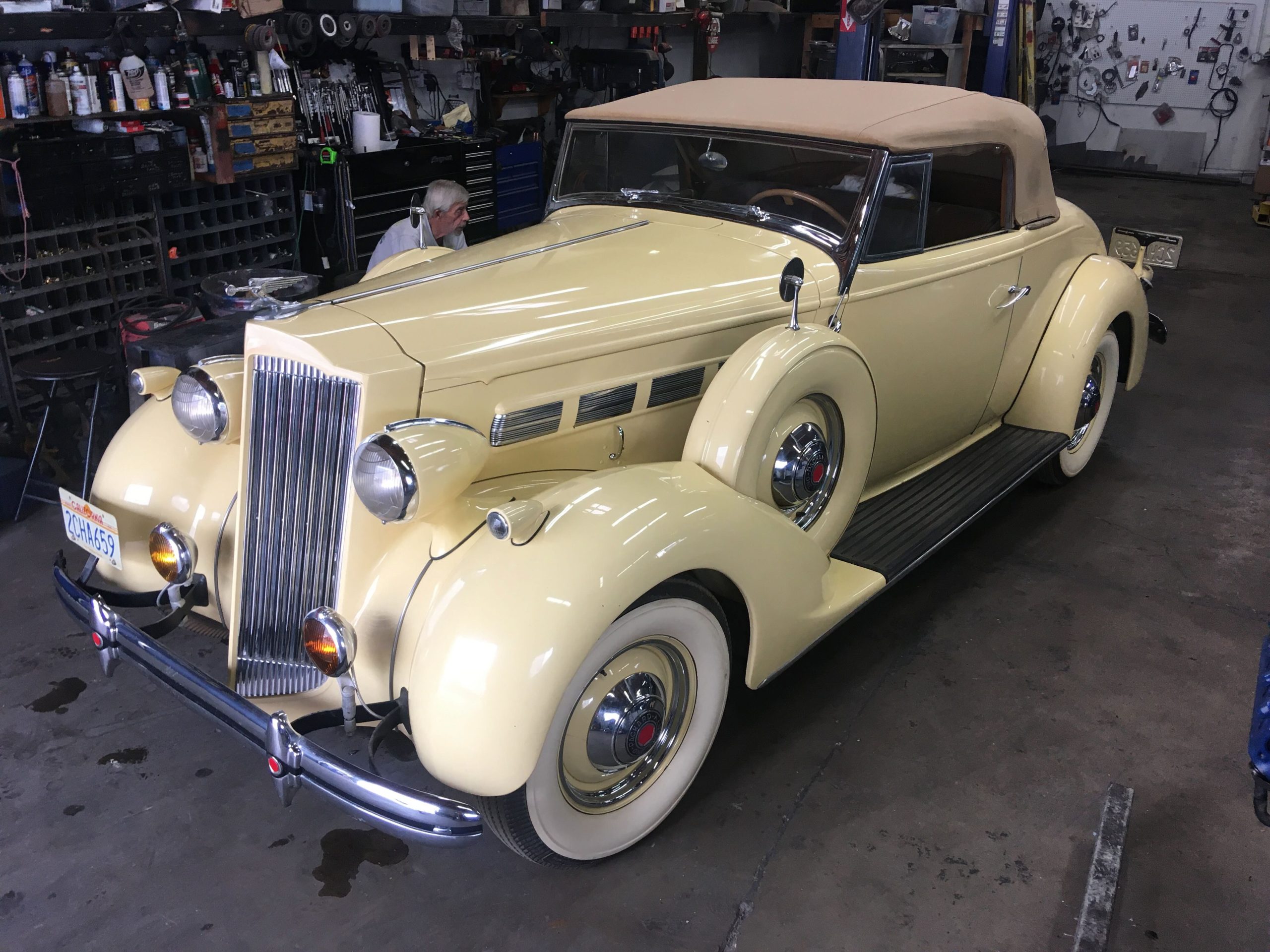 1937 Packard 120 8 Cylinder Rumble Seat Convertible - Old Town